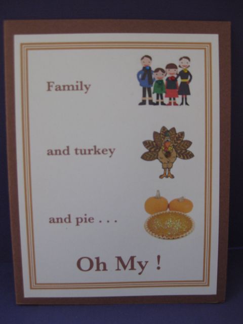 family, turkey, pie