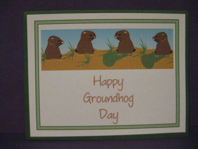 4 groundhogs