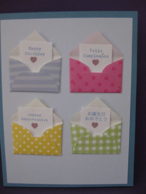 Pastel little envelopes