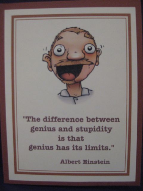 Genius/stupidity