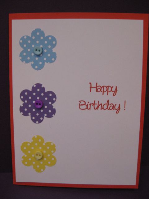 3 polka-dotted flowers