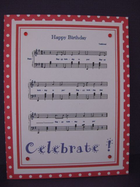 Happy Birthday sheet music