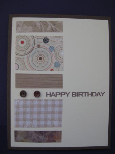 brown birthday papers