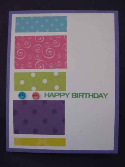 Bright birthday papers