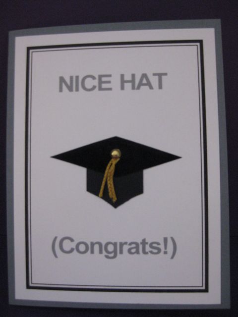 Nice hat/graduation