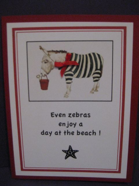 Zebra/Beach