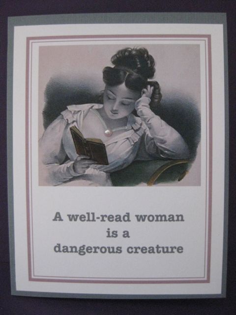 Well read woman