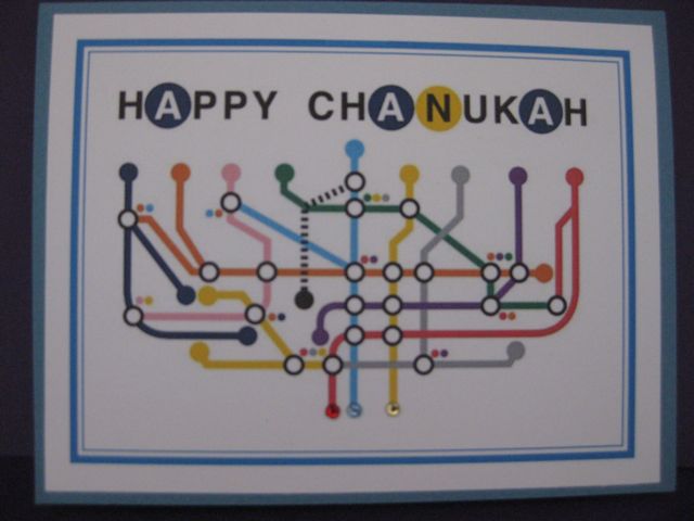 Chanukah/subway map
