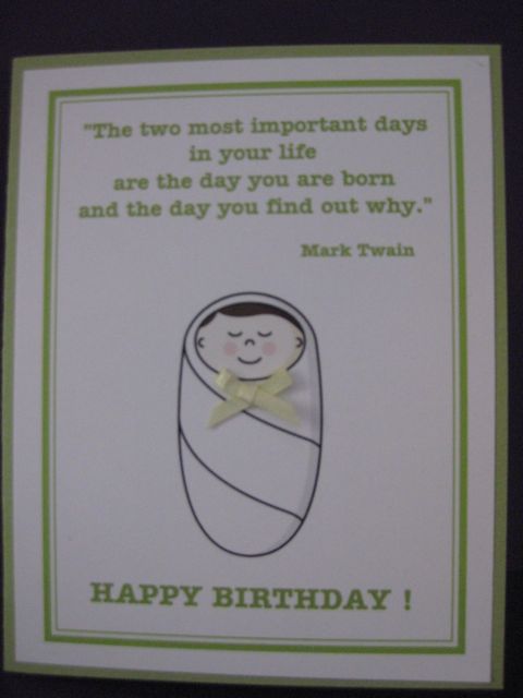 Mark Twain/reason you're born