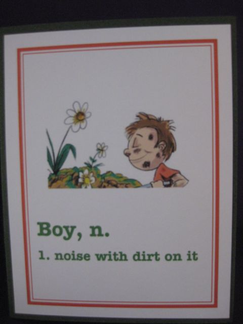 Boy/noise with dirt