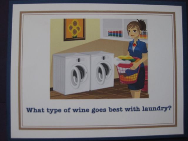 wine/laundry