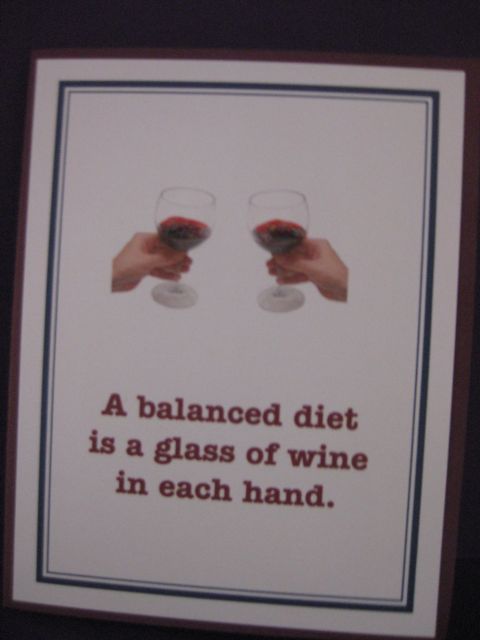 Wine in both hands