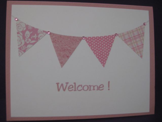 Welcome/Pink banners