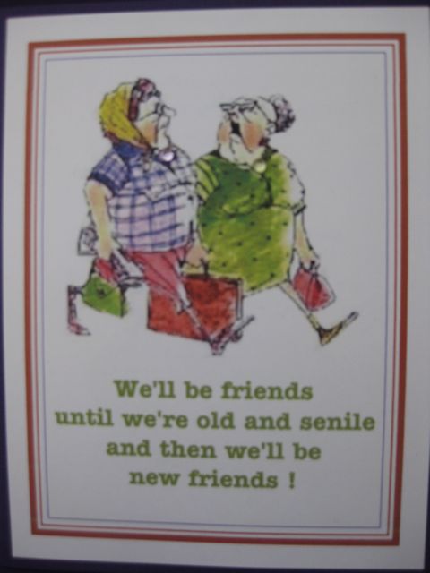 Old and senile friends