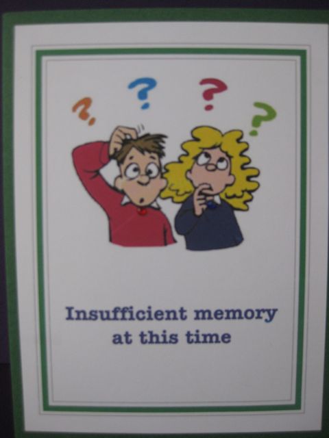 Insufficient memory