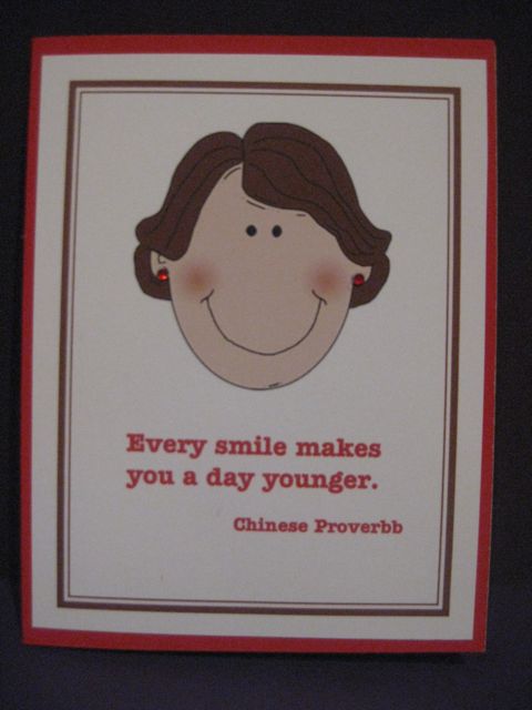 Smile/Chinese proverb