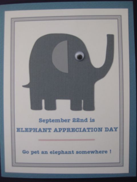 Elephant appreciation day