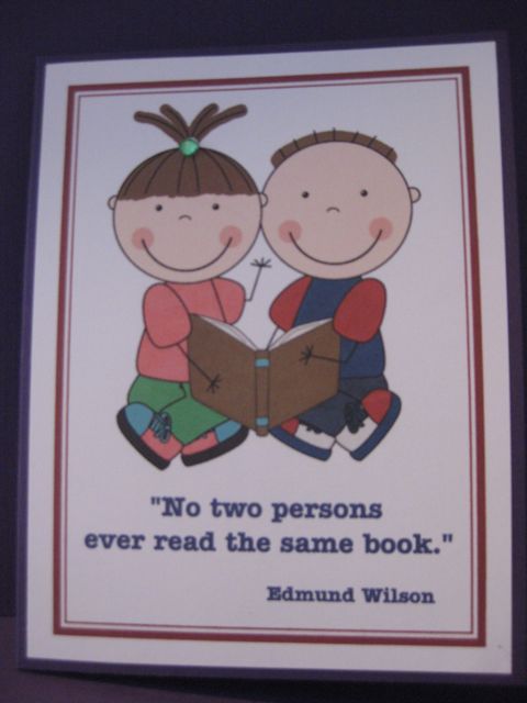 No two persons/same book