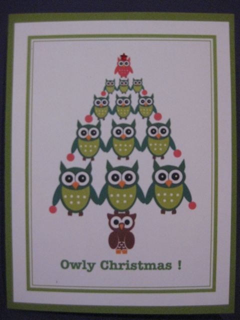 Owl Christmas tree