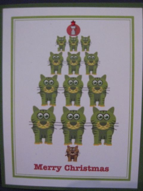 Cat Christmas tree