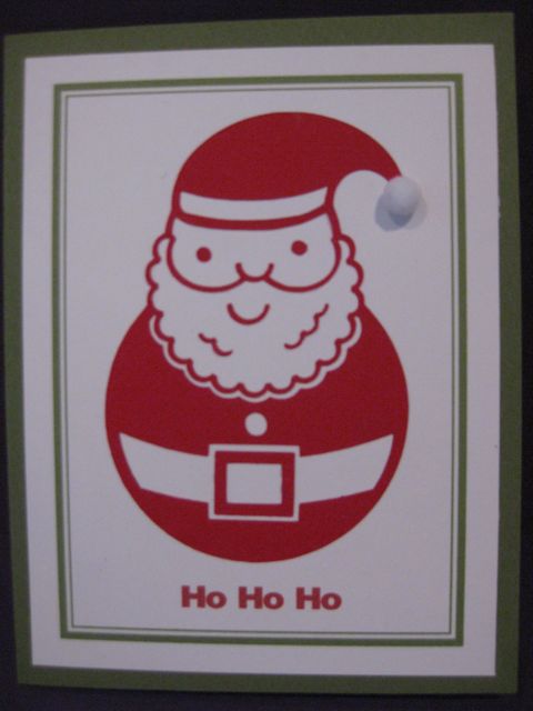 Cut-out Santa