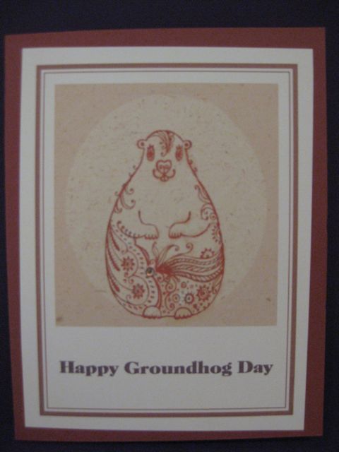 Groundhog drawing