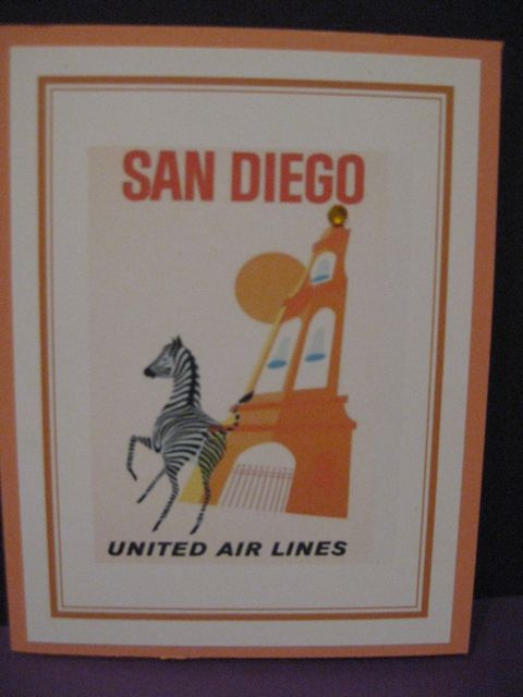 San Diego vintage poster