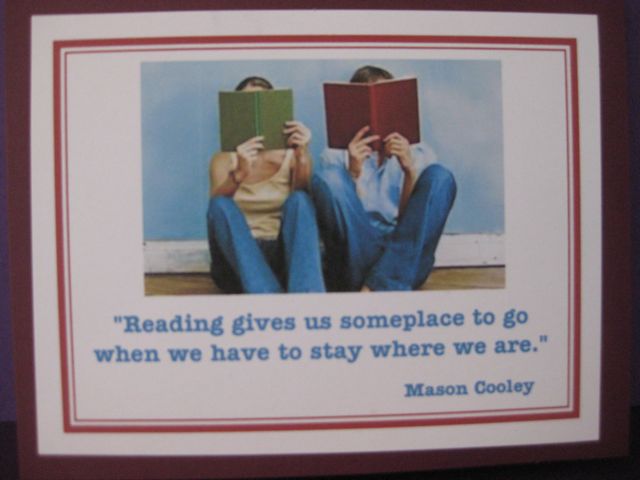 Reading/someplace to go