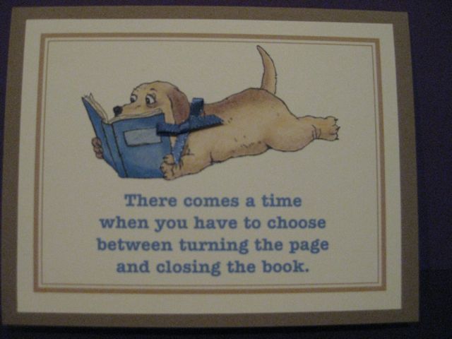 Book/turning page/closing book