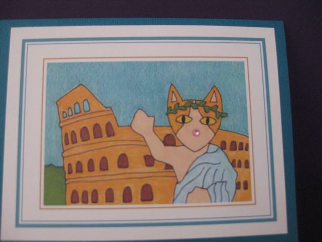 Colosseum cat