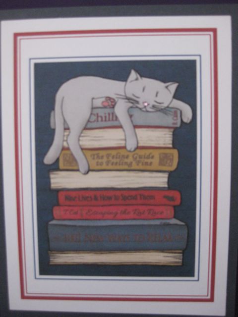 Cat/books