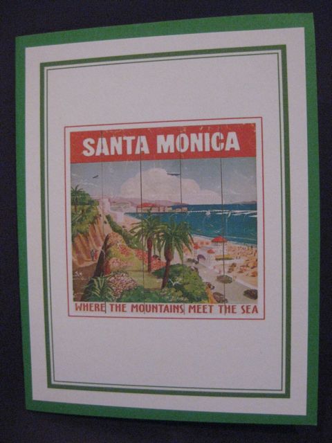Santa Monica/Mountains meet sea