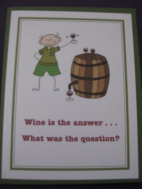 Wine is the answer