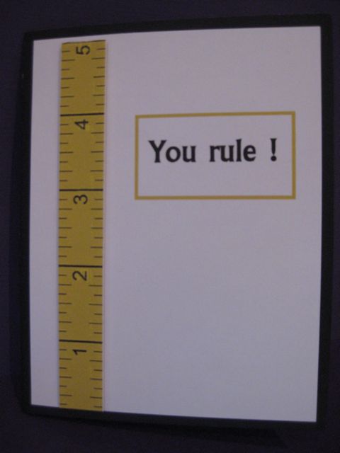 You rule