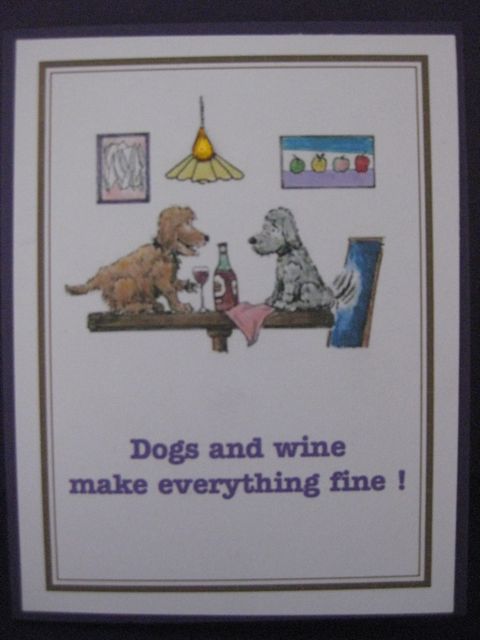 Dogs and wine