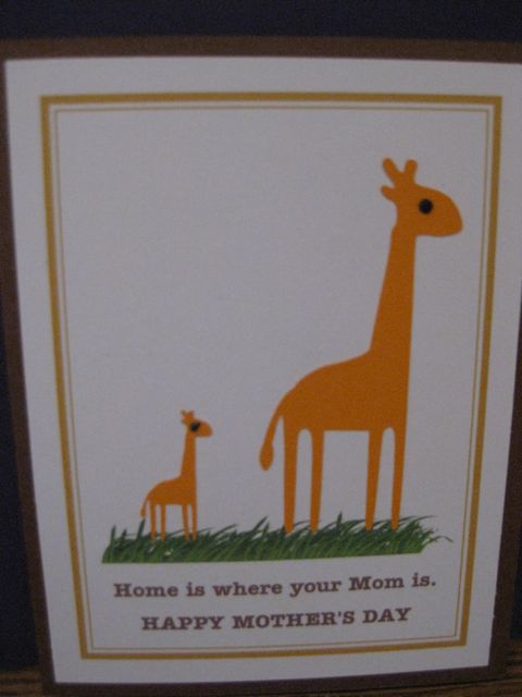 Home is where/giraffe