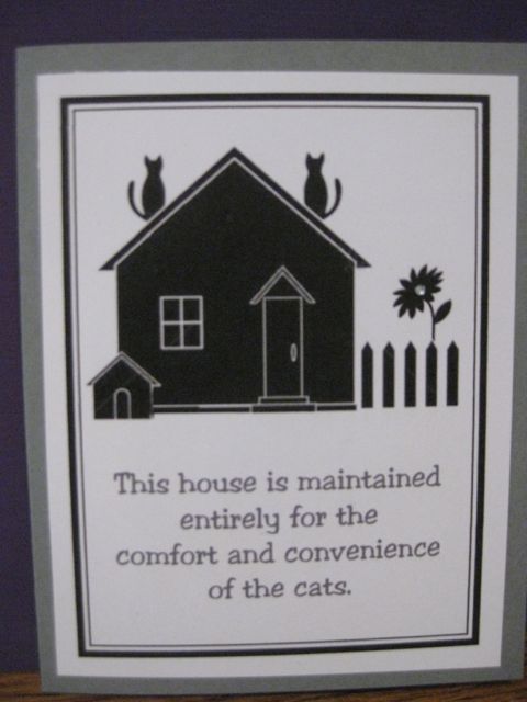 This house is maintained . . . .