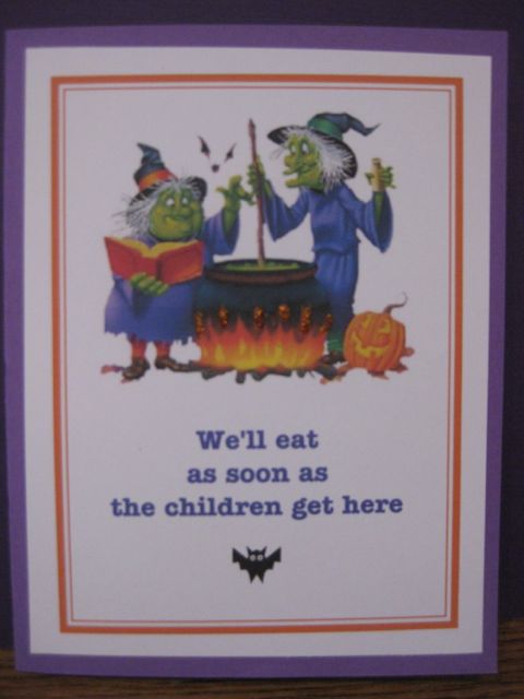 Witch/Eat when children get here