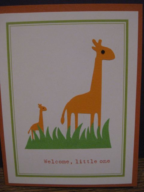 Giraffe/Welcome little one