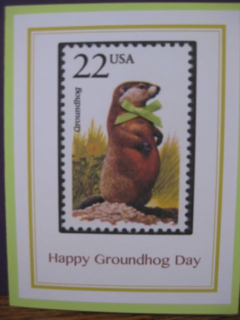 Postage Stamp/groundhog