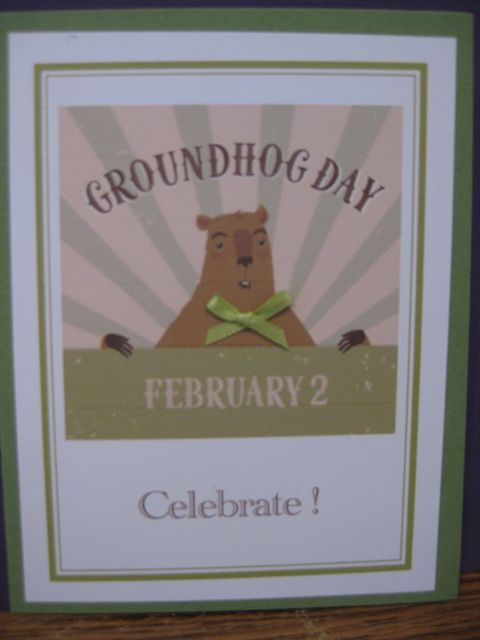 Poster-type groundhog