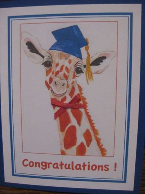 Giraffe Graduation