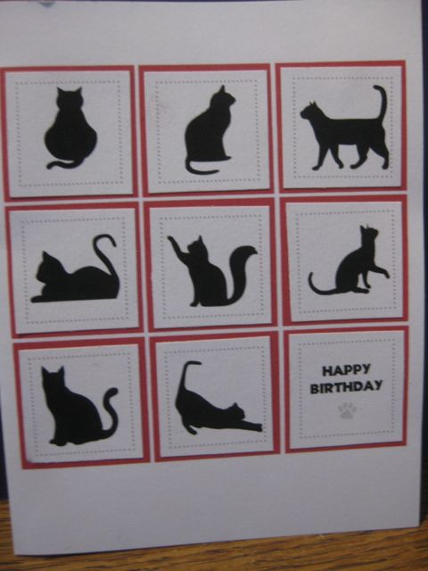 Cats silhouettes/b'day