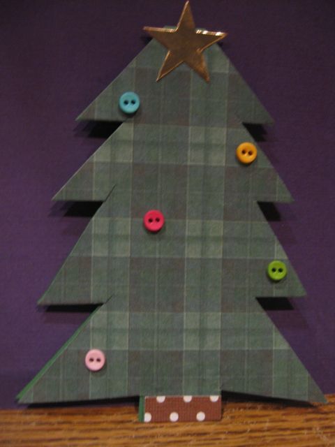 Christmas tree cut-out