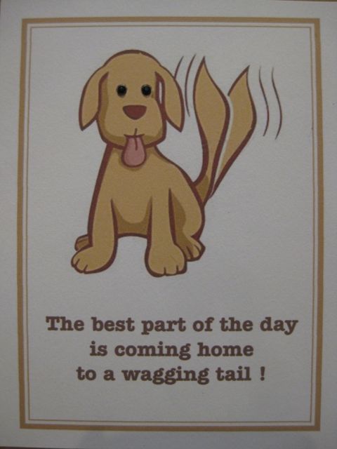 Wagging tail