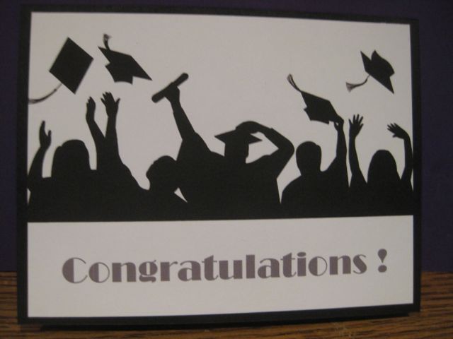 Graduates/hats in air