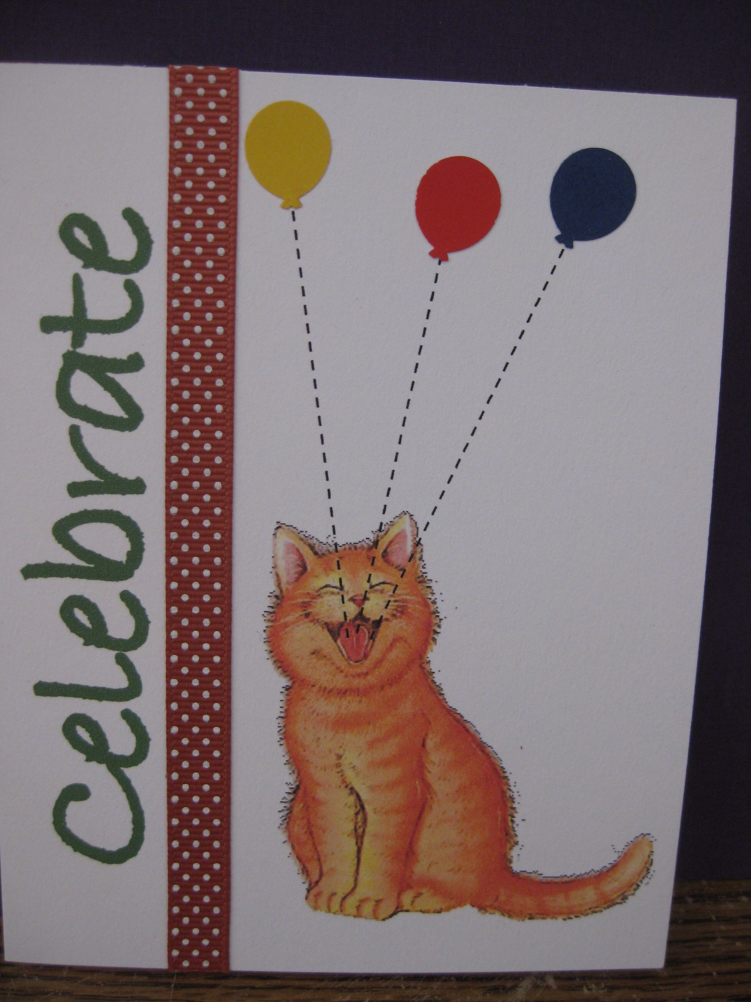 Celebrate/Cat/Balloons