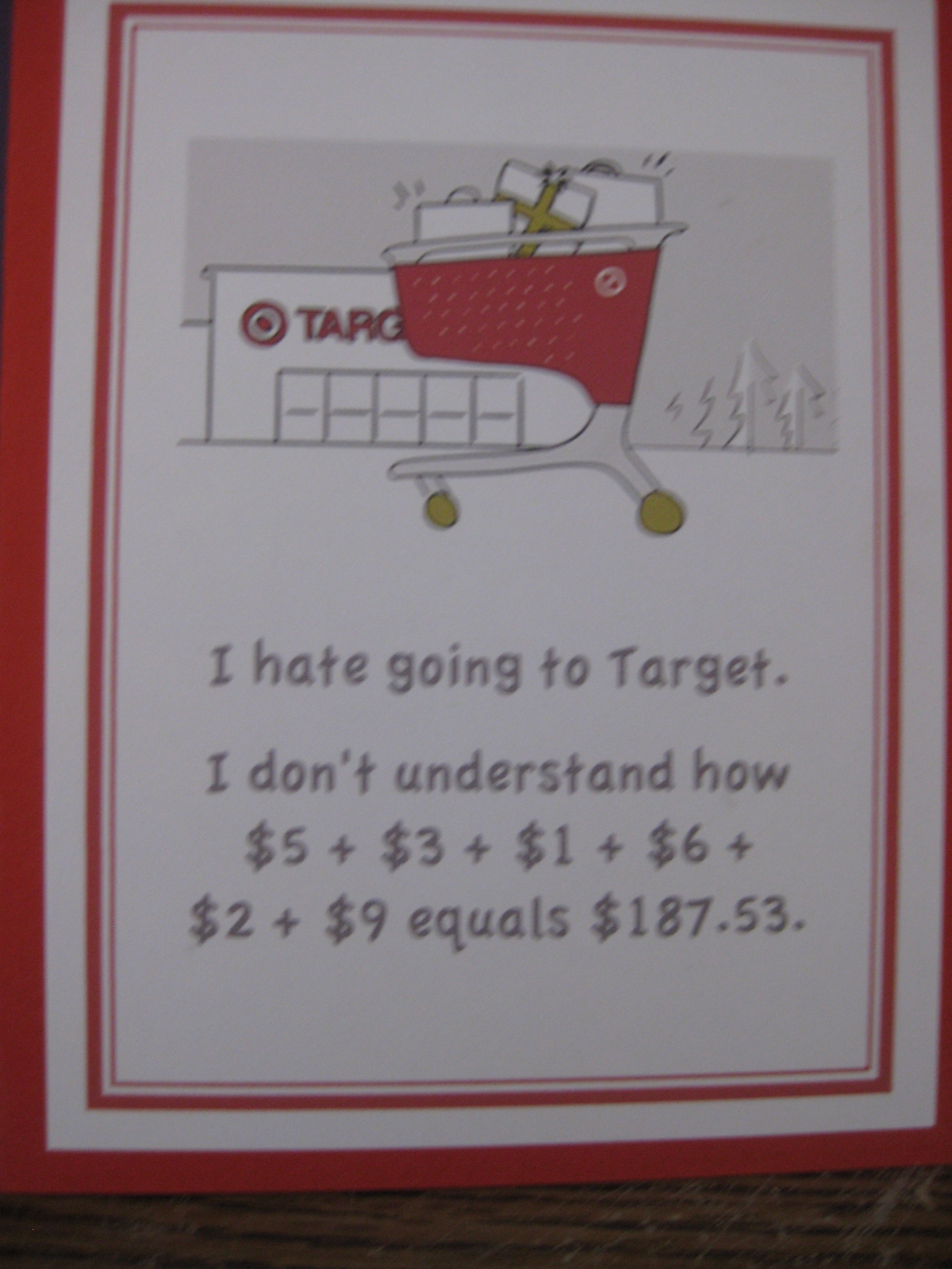 Target shopping
