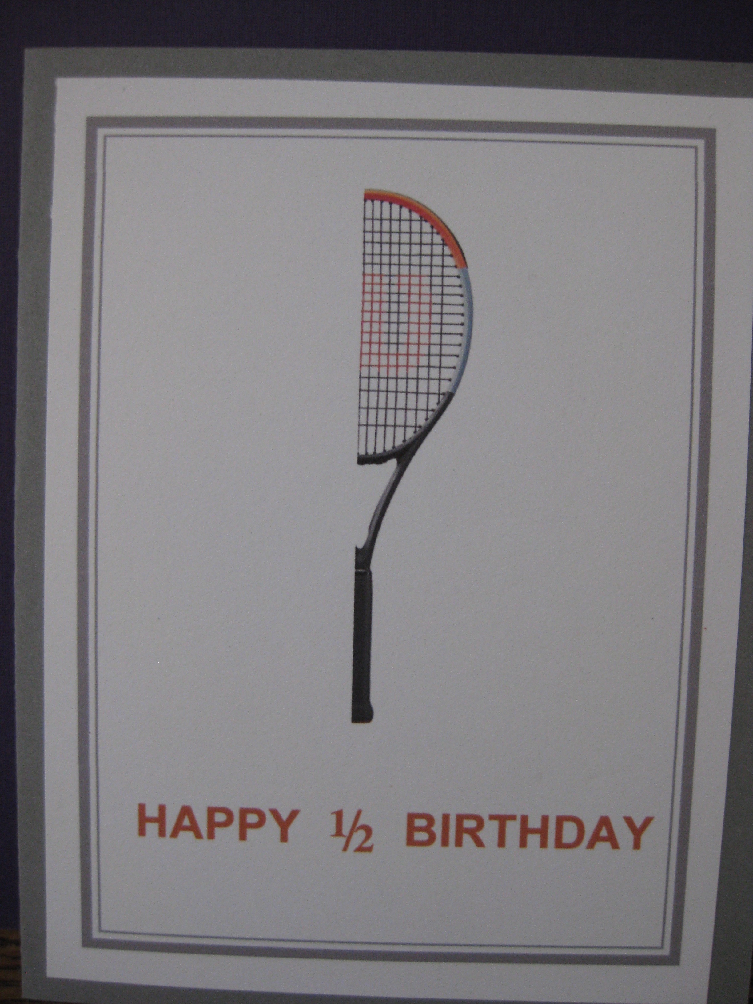 1/2 birthday/tennis