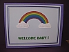 rainbow/welcome baby